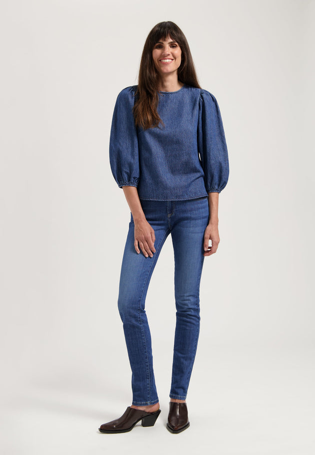 Gloria Shirt Stone Indigo