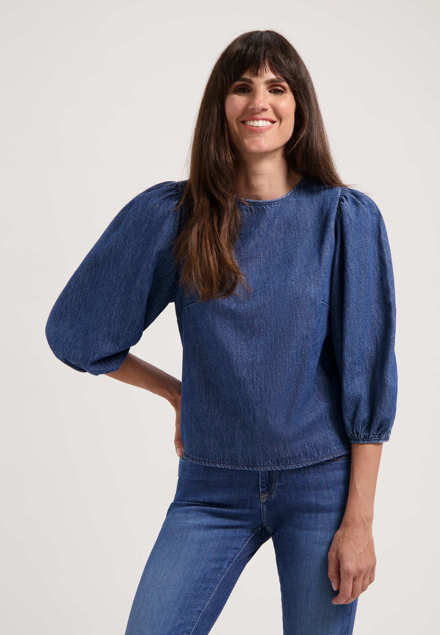 Gloria Shirt Stone Indigo