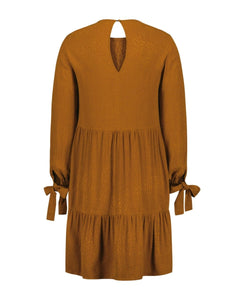 Hailey Dress Golden Leo - IVALO.COM
