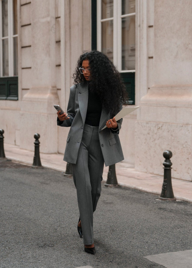 Keanu Tailored Blazer Grey