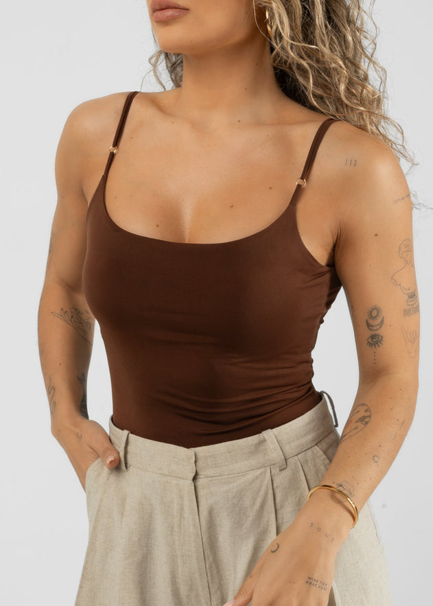 Jolene Bodysuit Brown