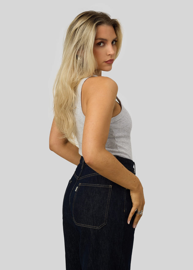 Knox Relaxed Straight Jeans Dark Blue