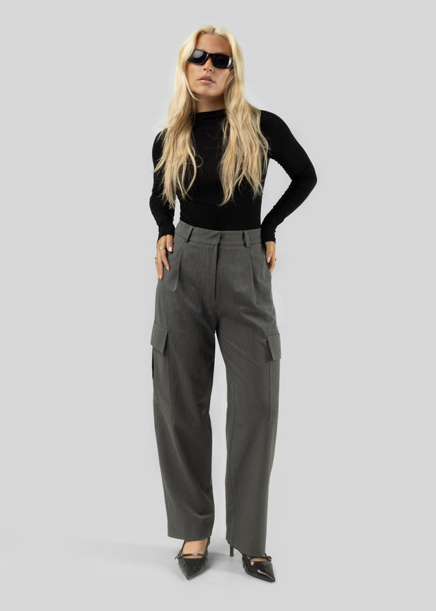 Ezra Cargo Trousers Grey