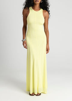 Florence Flowy Maxi Dress Lime