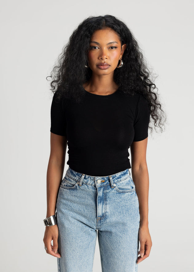 90’s Fitted T-Shirt Black