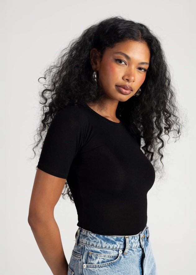 90’s Fitted T-Shirt Black