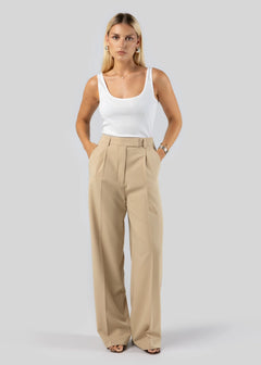 Jagger Tailored Trousers Beige
