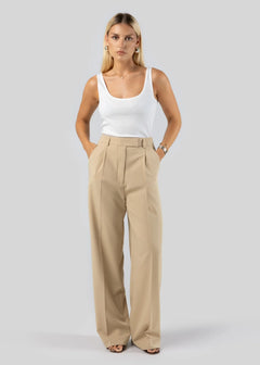Jagger Tailored Trousers Beige