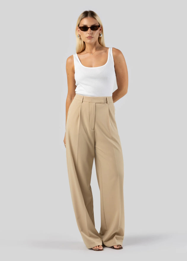 Jagger Tailored Trousers Beige