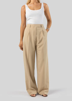 Jagger Tailored Trousers Beige