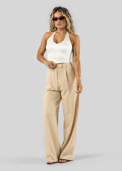 Jagger Tailored Trousers Beige
