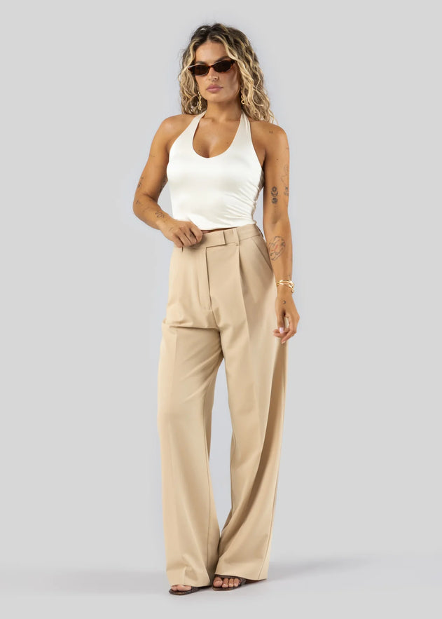Jagger Tailored Trousers Beige