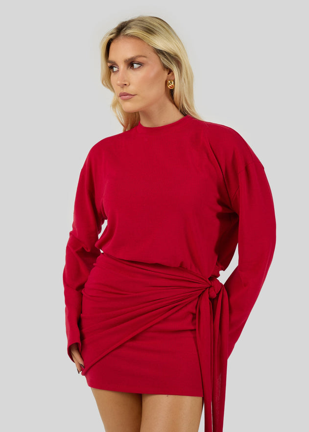 Hera Mini Dress - Red