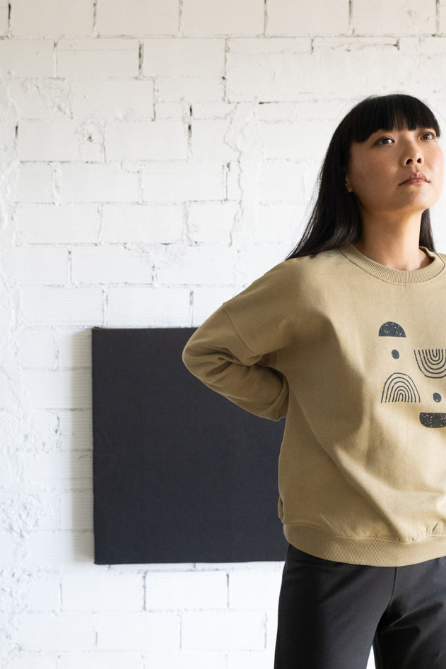 Gabriela Sweatshirt Sidereal Rain Beige