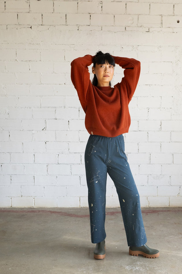 Gloria Trousers Blue Constellations