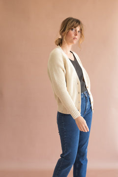 Gueda Momfit Denim Trousers Vintage Blue