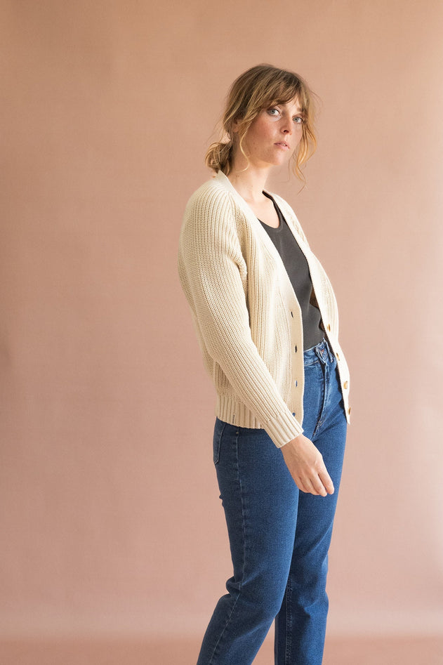 Gueda Momfit Denim Trousers Vintage Blue