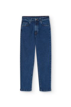 Gueda Momfit Denim Trousers Vintage Blue