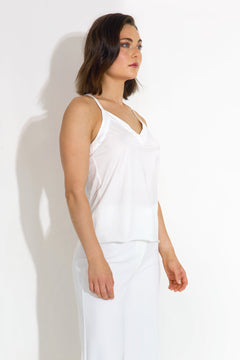 Harmony Glow Strap Top White