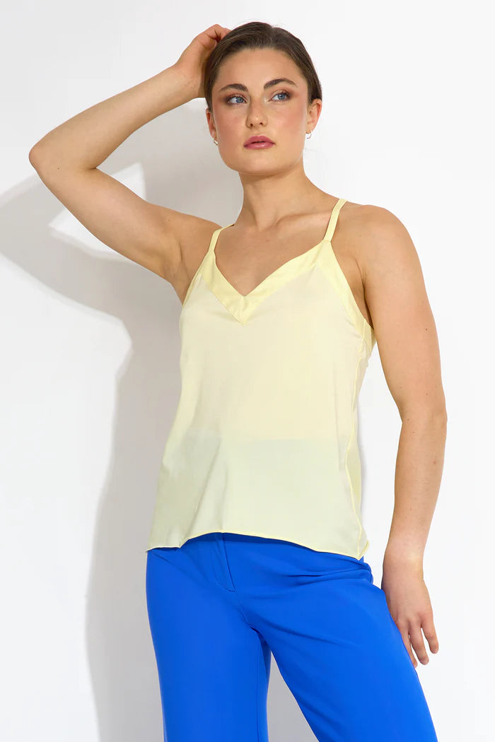 Harmony Glow Strap Top Yellow