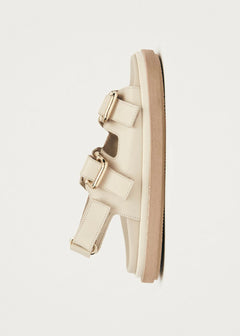 Harper Leather Sandals Cream