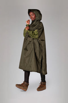 Herringbone Rain Poncho
