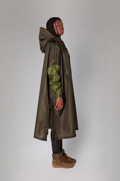 Herringbone Rain Poncho