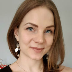 Snow Fairy Earrings White