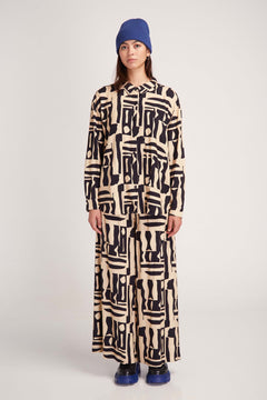 Iya Viscose Shirt Jonc Black Print
