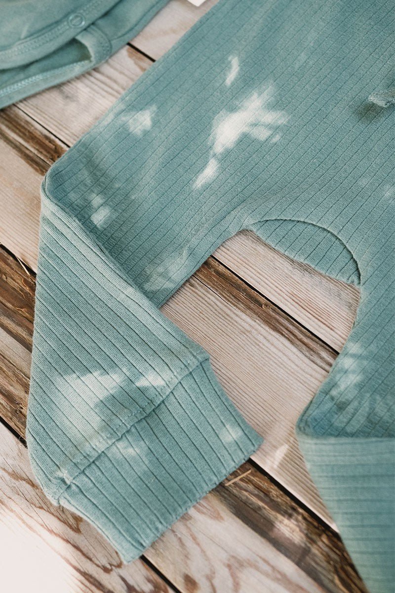 Baby's Joali Ribbed Pants Emerald Green