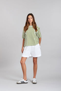 Juniper T-Shirt Striped Green