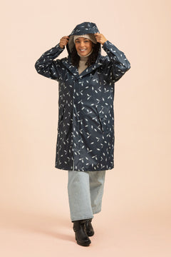 Women's Rain Coat Indigo Wind