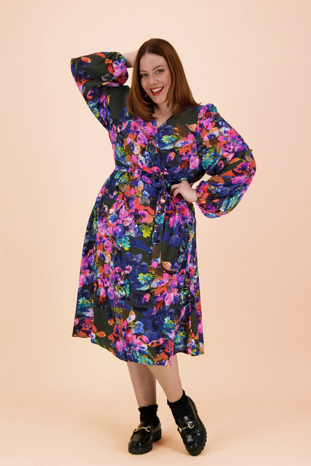 Wrap Midi Dress Sweet Pea