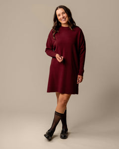 Kajo Knitted Dress Burgundy