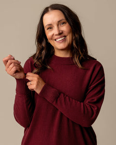 Kajo Knitted Dress Burgundy