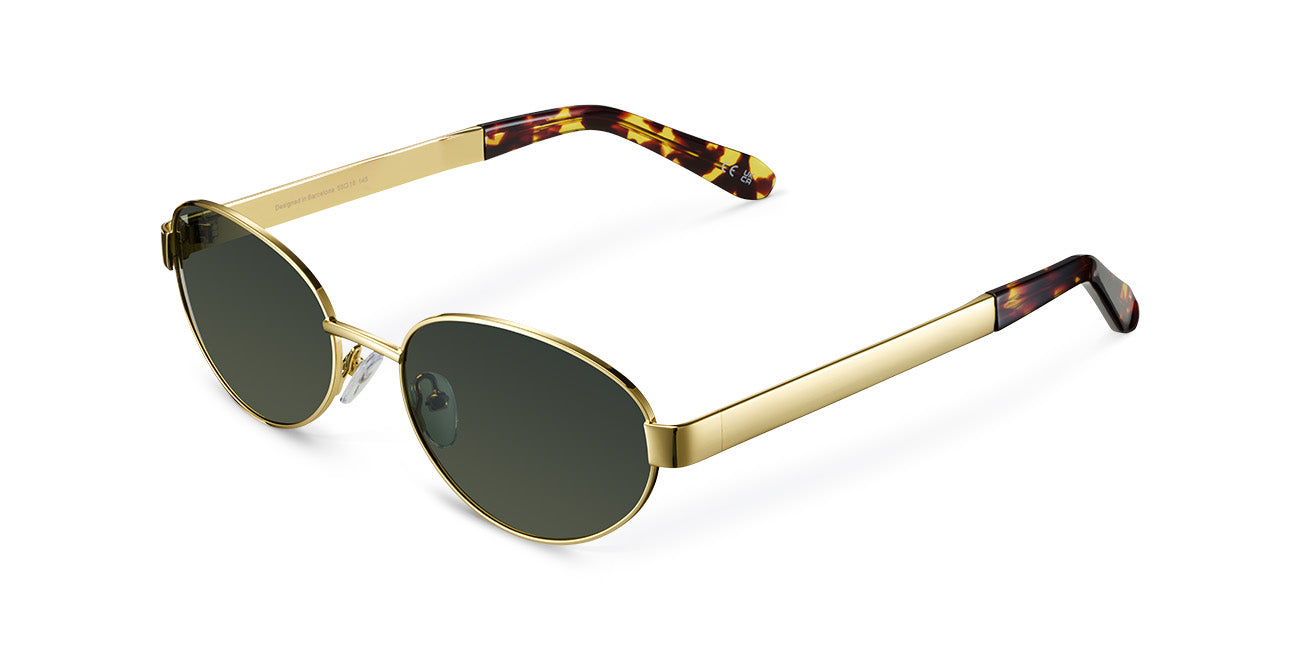 【送料&関税込】ChloAC Gold l SalomA£AC Sunglasses Karam Sunglasses Gold Olive – IVALO.COM