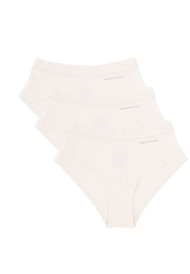 Karen Hipster Underpants 3-Pack Off White