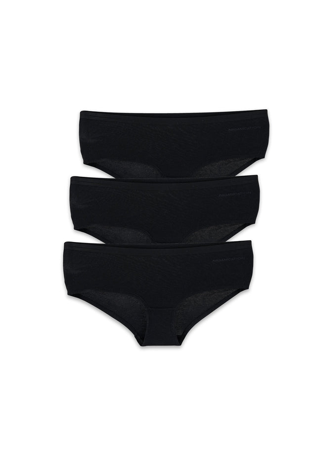 Karinna Hipster Underpants 3-Pack Black