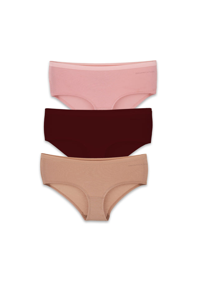 Karinna Hipster Underpants Mix 3 Pack Red