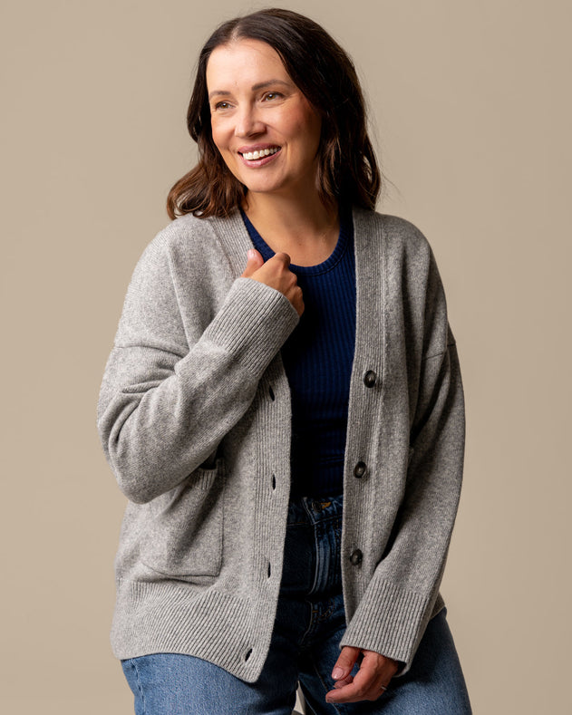 Kaste Cardigan Grey