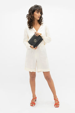 Kobe Silk Blouse Pearl