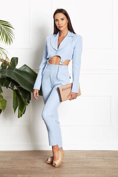 Feminity Blazer Light Blue
