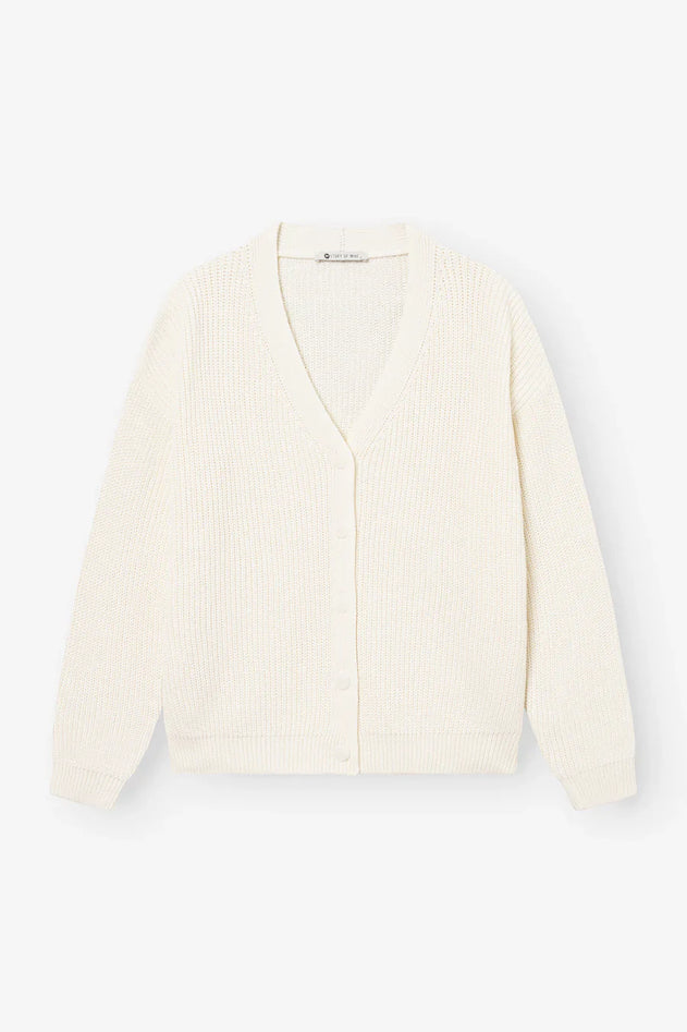 Short Cardigan Cream