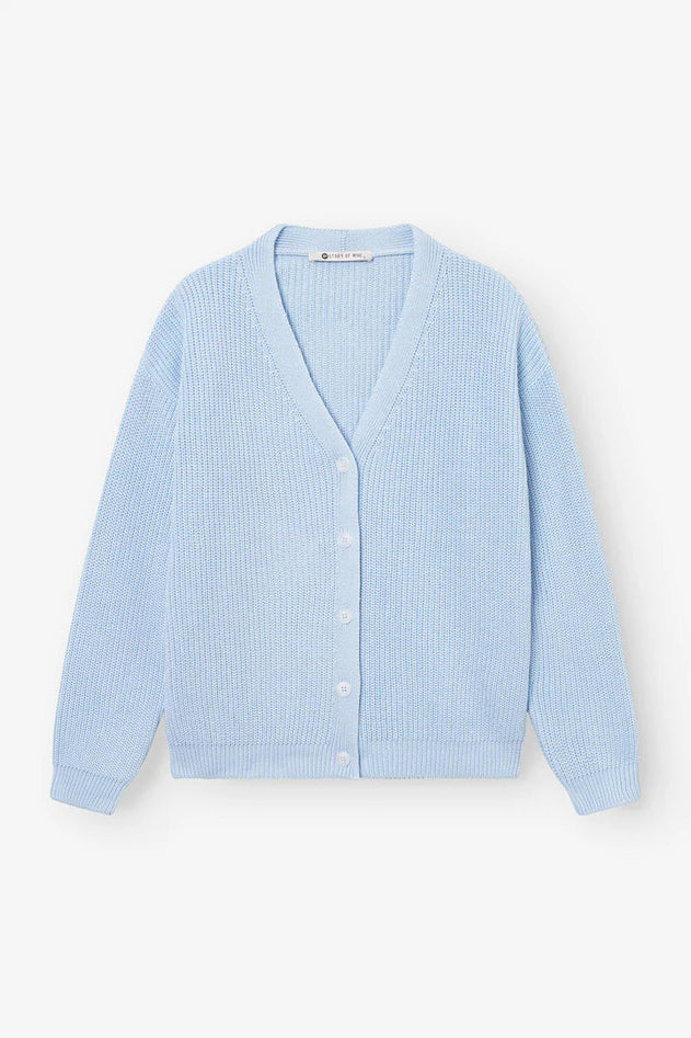Short Cardigan Light Blue