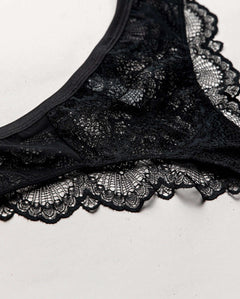 Lace Cheeky 3-Pack Black