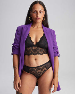 Lace Cheeky 3-Pack Black