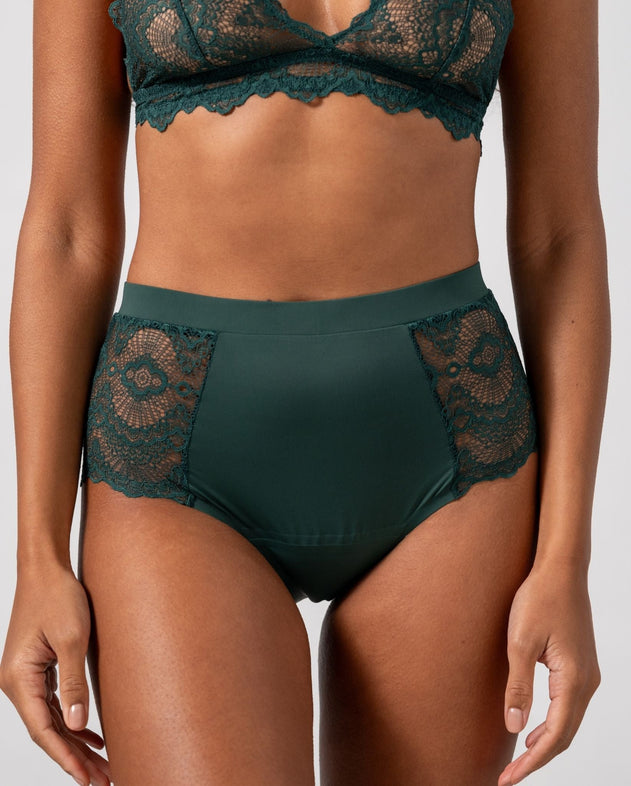 Period Panties Mix 3-Pack Pine Green