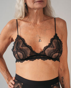 Lace Bralette Saboteur Black