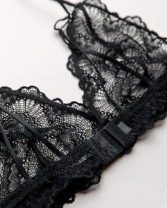 Lace Bralette Saboteur Black