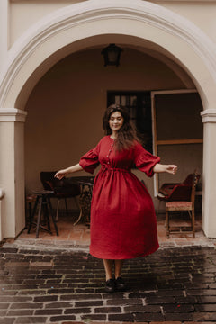Rugilė Linen Dress